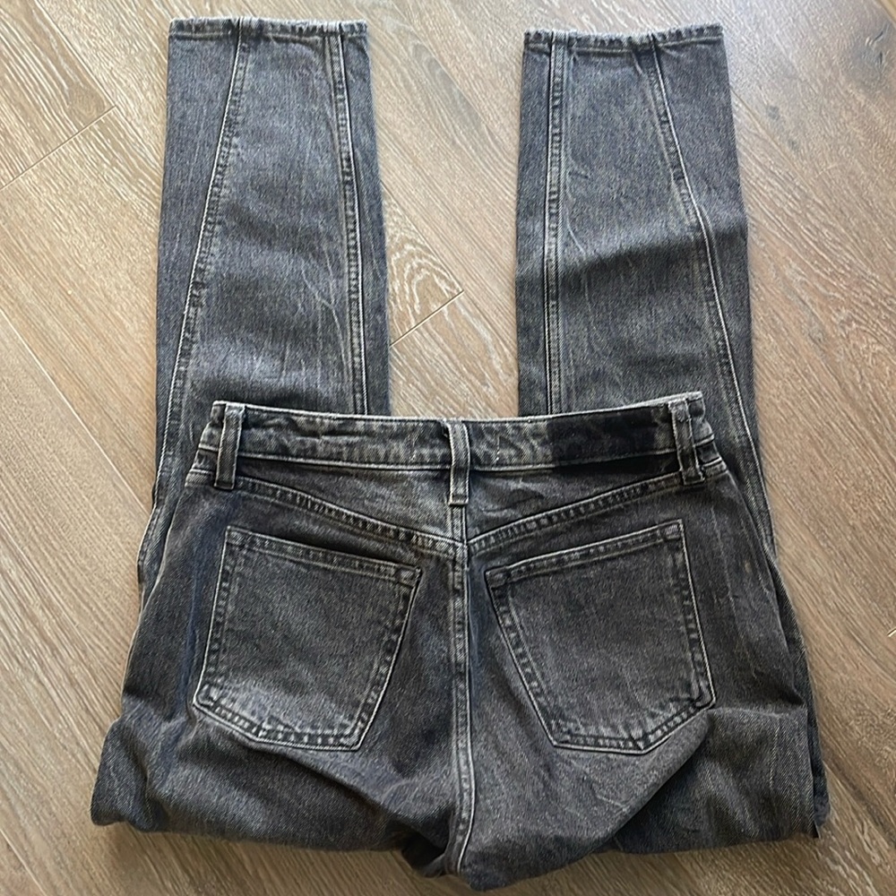 Abercrombie and Fitch Black skinny jeans curve size 27